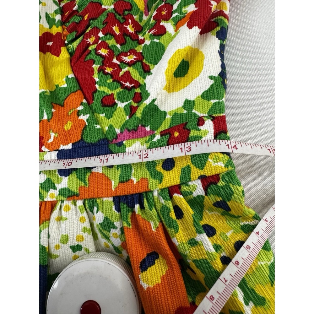 Shoshanna Women 4 Dress Floral Bloomcore Vibrant Pockets Luxury Resortwear Vacay - Picture 11 of 13